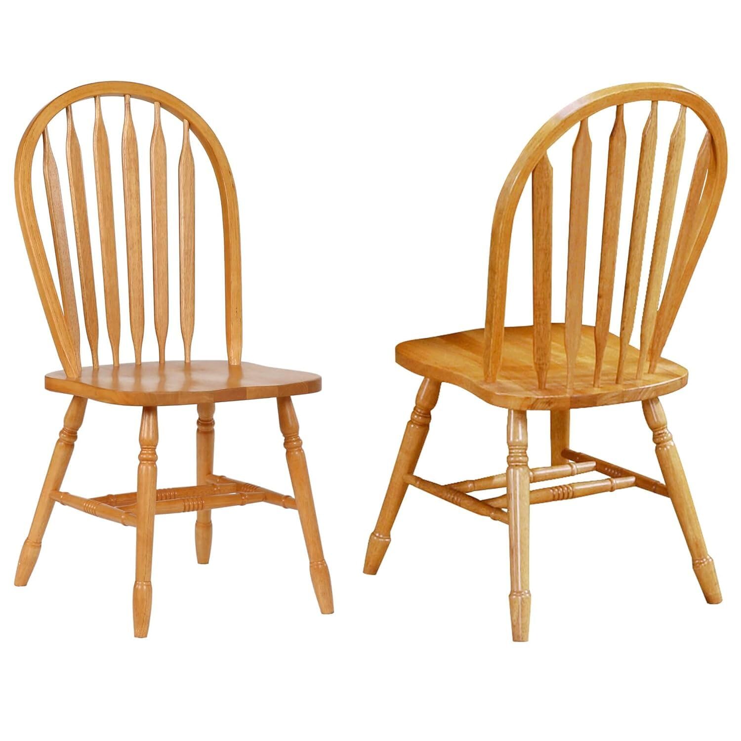 Amazon.com - Sunset Trading Oak Selections Dining Chair, Light